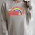 Women's Retro Rainbow Take A Look It's In A Book Reading Bookworm Raglan Sleeve Sweatshirt Heather Forest