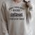 Women's Romance Novel Smut When I Think About Books I Touch My Shelf Raglan Sleeve Sweatshirt Heather Forest