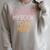 Women's Vintage I Closed My Book To Be Here Raglan Sleeve Sweatshirt Heather Forest