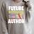 Writing Book Novel Writer & Published Author Future Raglan Sleeve Sweatshirt Heather Forest