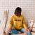 The Book Binder Is Here Raglan Sleeve Sweatshirt Ash The Book Binder Is Here Raglan Sleeve Sweatshirt Ash
