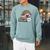 Adorable Hedgehog Book Nerd Tee Shirt Raglan Sleeve Sweatshirt Cardinal