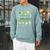You Are Affirmations Goose StPatrick's Day Book Teacher Raglan Sleeve Sweatshirt Cardinal