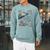 April Showers Book Club Spring Peonies Cozy Hygge Reader Raglan Sleeve Sweatshirt Cardinal