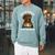 Ban The Fascists Save The Books Book & Dogs Lovers Raglan Sleeve Sweatshirt Cardinal