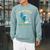 Ban The Fascists Save The Books Book Lover Worm Fish Raglan Sleeve Sweatshirt Cardinal
