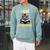 Banned Books Cat Reader Anti-Censorship Raglan Sleeve Sweatshirt Cardinal