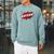 Bayern Comic Book Style Splash Raglan Sleeve Sweatshirt Cardinal
