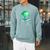 Believe In YourSelf Cute Alien Reading Book Raglan Sleeve Sweatshirt Cardinal