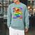 Book Flower Radicalized By Basic Decency Feminist LGBT Gay Raglan Sleeve Sweatshirt Cardinal