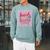 Book Girl Summer Beach Club Summer Reading Raglan Sleeve Sweatshirt Cardinal