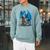 Book Lover Bookworm Reading Books Dragon Raglan Sleeve Sweatshirt Cardinal
