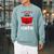 Book Lover Nerd Reading Teacher Bookworm Ladies Cat Raglan Sleeve Sweatshirt Cardinal