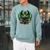 Books Dragon Reading Book Raglan Sleeve Sweatshirt Cardinal