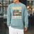 Books Are My Happy Place Raglan Sleeve Sweatshirt Cardinal