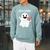 Books Spirit Books Spirit Books Ghost Raglan Sleeve Sweatshirt Cardinal