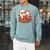BOOOOKS Halloween Author Reading Of History Books Raglan Sleeve Sweatshirt Cardinal