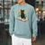 Cat On Book Flowers Cute Kitten Kitty Women Girls Kids Raglan Sleeve Sweatshirt Cardinal