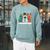 Christmas Tree Snowman Reindeer Book Stack Tee Librarian Raglan Sleeve Sweatshirt Cardinal