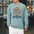 Color Our World Summer Reading 2025 Book Wildflowers Raglan Sleeve Sweatshirt Cardinal