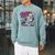 Cookie & Cream Ice Cream Butcher And Bird Book Lover Raglan Sleeve Sweatshirt Cardinal