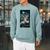 Cosmic Botanical Book Lover Reading Raglan Sleeve Sweatshirt Cardinal