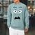 Creepy Carrots Halloween Book Character Costume Raglan Sleeve Sweatshirt Cardinal