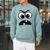 Creepy Face Carrot Halloween Book Character Costume Raglan Sleeve Sweatshirt Cardinal