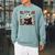 Cute Bear Is Reading a Book Reading Panda Bear Raglan Sleeve Sweatshirt Cardinal
