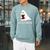 Cute Bookish Halloween Ghost Readers And Book Lovers Raglan Sleeve Sweatshirt Cardinal