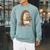 Cute Hedgehog Classics Stories Knowledge Fiction Reading Raglan Sleeve Sweatshirt Cardinal