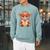 Cute Highland Cow Reading Book Raglan Sleeve Sweatshirt Cardinal