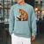 Cute Tiger Is Reading a Book Reading Tiger Raglan Sleeve Sweatshirt Cardinal