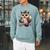 Cute Wizard Owl Reading Book Magic Candle Raglan Sleeve Sweatshirt Cardinal
