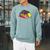 Dachshund Book Reading Lovers Bookworm Girls Teachers Raglan Sleeve Sweatshirt Cardinal