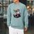 Dark Academia Aesthetic Gothic Book Candle Skull Red Rose Raglan Sleeve Sweatshirt Cardinal