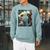 David And Goliath Bible Book Of Samuel King David Comic Raglan Sleeve Sweatshirt Cardinal