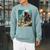 David And Goliath Bible Book Of Samuel King David Painting Raglan Sleeve Sweatshirt Cardinal