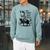 Defend Your Local Public Library Cat Knight Book Lover Raglan Sleeve Sweatshirt Cardinal