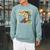 Dirty Hoes Garden Society Comic Book Style Women Raglan Sleeve Sweatshirt Cardinal