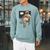 Diving Book Reading Raglan Sleeve Sweatshirt Cardinal Diving Book Reading Raglan Sleeve Sweatshirt Cardinal