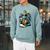 Dragon Reading Book Fantasy Reader Graphic Raglan Sleeve Sweatshirt Cardinal