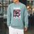 Dungeon Crawler Carl Vintage Paperback Illustration Book Raglan Sleeve Sweatshirt Cardinal