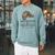 Easily Distracted By Chameleons And Books Raglan Sleeve Sweatshirt Cardinal