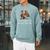 Easily Distracted By Dragon And Book Apparel Raglan Sleeve Sweatshirt Cardinal