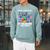 Easily Distracted By Dragons And Books Raglan Sleeve Sweatshirt Cardinal