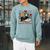 El Salvador Hispanic Heritage Month Book Cute Floral Cat Art Raglan Sleeve Sweatshirt Cardinal