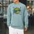 Faith Is My Superpower Fun Comic Book Christian Premium Tri-Blend Raglan Sleeve Sweatshirt Cardinal