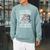 Fantasy Book Bookish My World Dragons Friends Not Enemies Raglan Sleeve Sweatshirt Cardinal