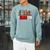 Frea-Dom Anti Ban Books I Read Banned Books Freedom Book Raglan Sleeve Sweatshirt Cardinal